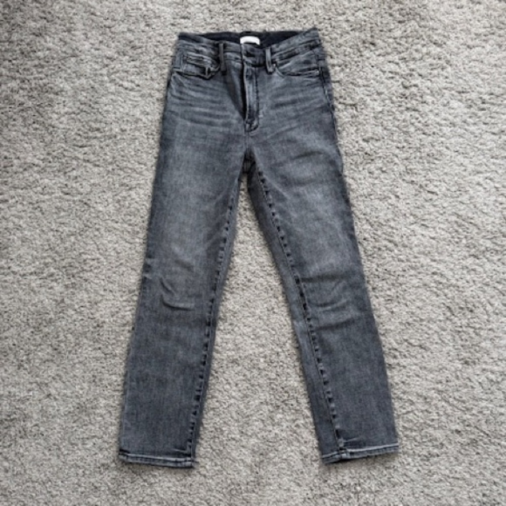 Good American Gray Denim Jeans